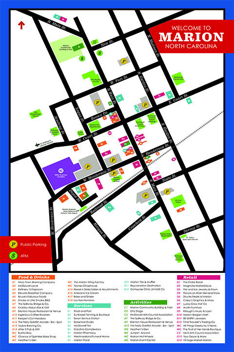 Marion Business Map